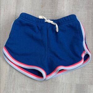 Old Navy Kids Blue Shorts with Pink and White Trim
